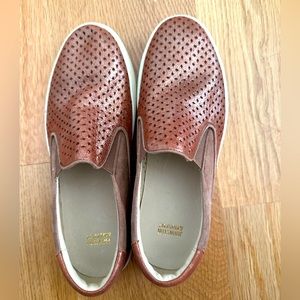 Johnston & Murphy brown sneakers; excellent condition!